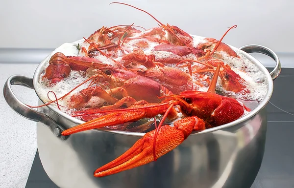 Grandes caranguejos vermelhos — Fotografia de Stock