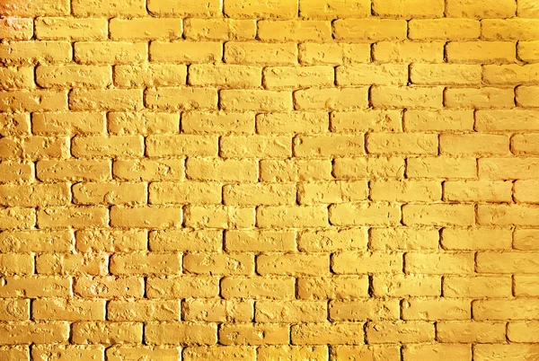 Background gold brick wall — Stock Photo, Image
