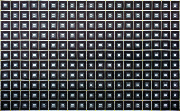 Dunkler Stoff mit Quadraten und Streifen — Stockfoto