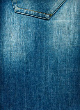  texture of blue denim with a worn