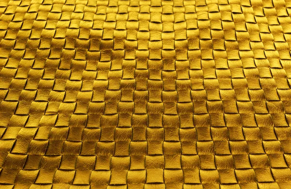 gold braided leather texture background