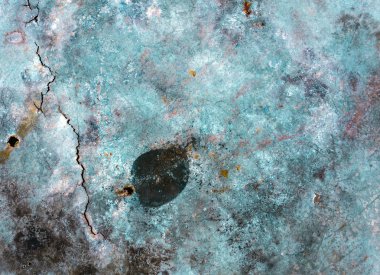 pas çizikler ve çatlaklar ile metal yüzeyler