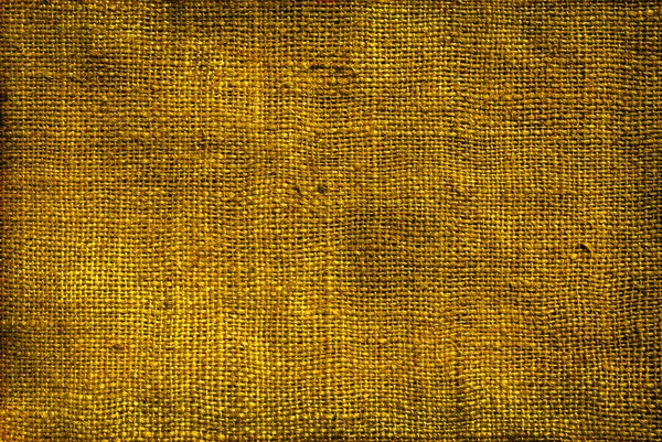 Gold, bronze burlap texture background — Stock Photo, Image