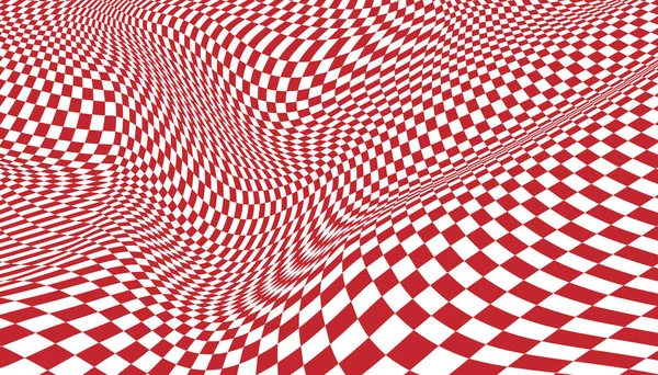 红白相间扭曲的背景 — 图库矢量图片