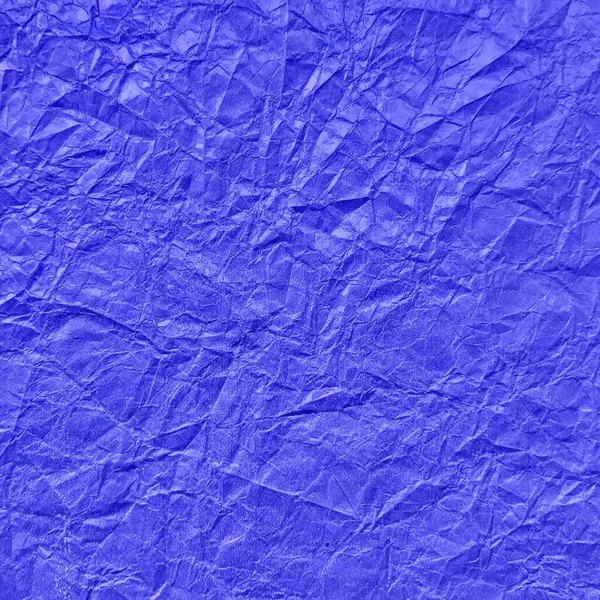 Ρεαλιστικό Τσαλακωμένο Φόντο Μπλε Υφής Χαρτιού — Διανυσματικό Αρχείο