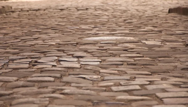 Cobbles. boulevard in the city center — Stock Photo, Image