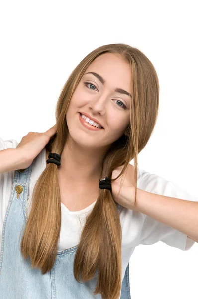 Portrait of a young beautiful girl. — Stock Photo, Image