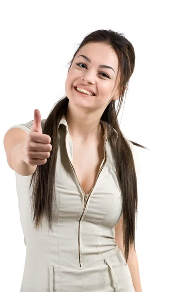 Positive girl — Stock Photo, Image