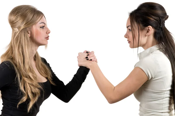 Duas mulheres estão lutando — Fotografia de Stock