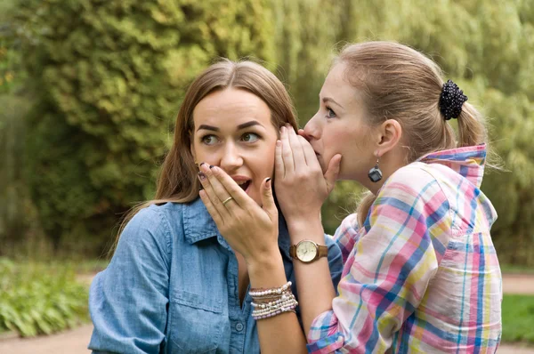 Novias contando secretos — Foto de Stock