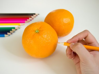 Turuncu çizim