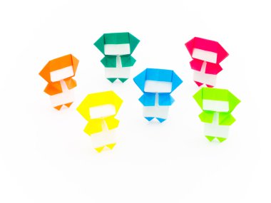 Renkli Origami Ninja