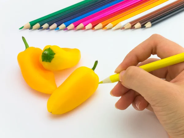 Dibujo Paprika — Foto de Stock