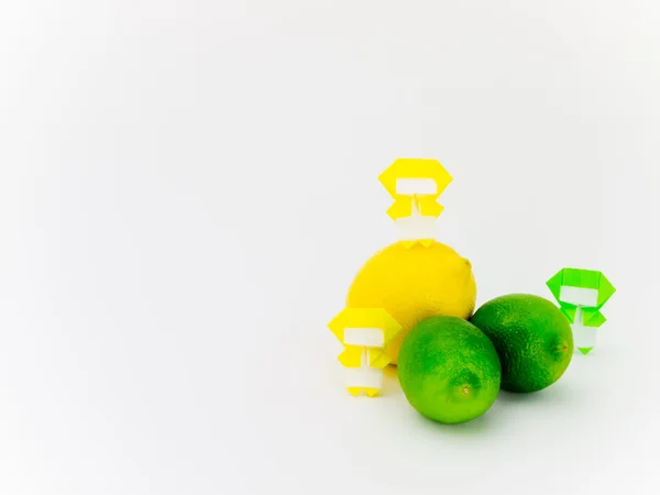 Оригами Ниндзя с овощами и фруктами — стоковое фото