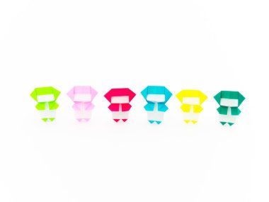 Renkli Origami Ninja