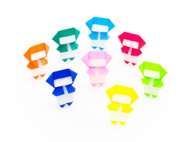 Renkli Origami Ninja