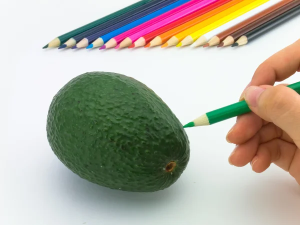 Disegno Avocado — Foto Stock