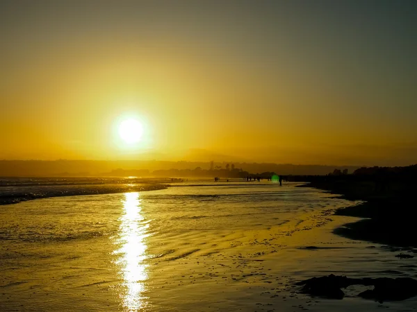 The Sun Set at the Coronado Beach in San Diego in June — Stock Photo, Image