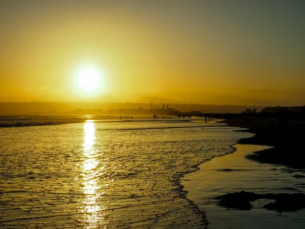 The Sun Set at the Coronado Beach in San Diego in June — Stock Photo, Image