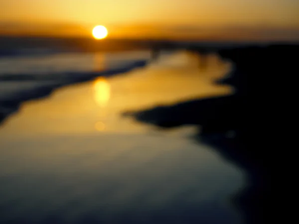 The Bokeh Sun Set at the Coronado Beach in San Diego  in June — Stock Photo, Image