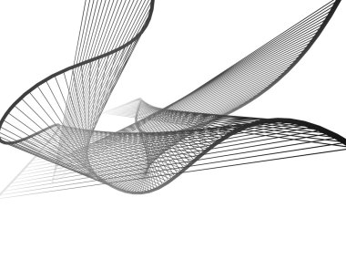 Dinamik ve parlak renkli Greadient ile doğrusal sarmal