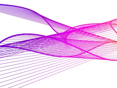 Dinamik ve parlak renkli Greadient ile doğrusal sarmal