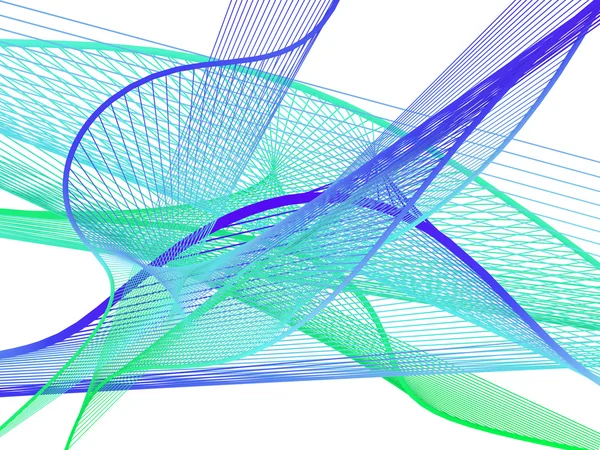 Spirale lineare dinamica e luminosa con colorato Greadient — Foto Stock