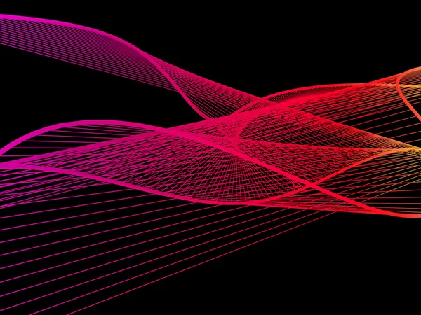 Δυναμική και φωτεινά γραμμική σπείρα με πολύχρωμα Greadient — Φωτογραφία Αρχείου