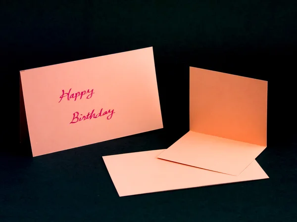 あなたの家族や友人のためのメッセージ カードお誕生日おめでとう — ストック写真