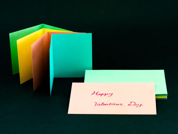 Messaggio Card per la tua famiglia e gli amici; Buon San Valentino — Foto Stock