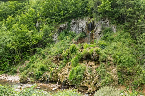 Dziki, naturalny wodospad — Zdjęcie stockowe