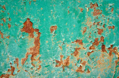 eski paslı boyalı yüzeye
