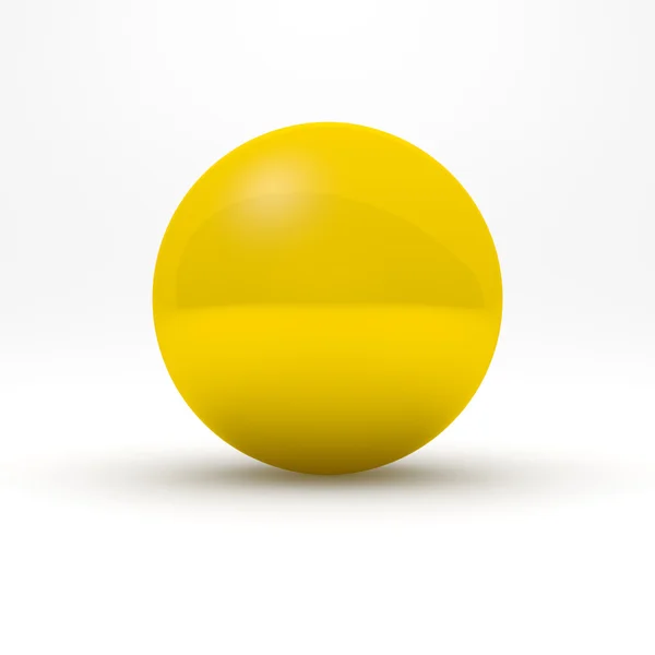 Esfera amarilla —  Fotos de Stock
