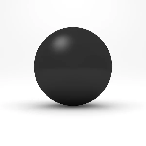 Black sphere — Stock Photo, Image