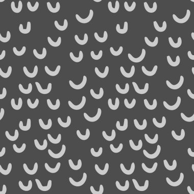 Gri bir arka planda İskandinav soyut çizgileri deseni.