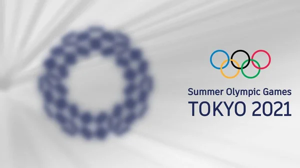 Olympiske Lege Tokyo 2021 Sommerolympiaden Olympiske Lege Sport Baggrund Med - Stock-foto