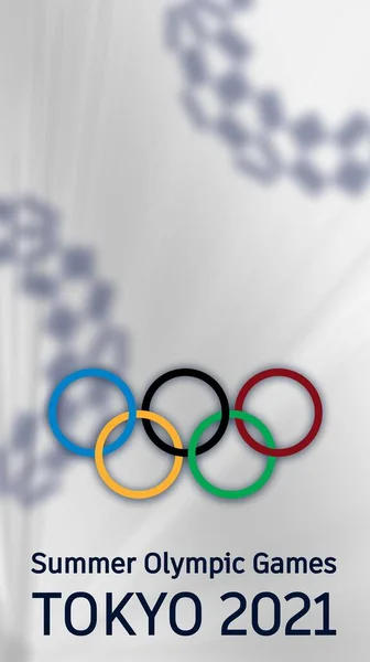 Olympiska Spelen Tokyo 2021 Sommarolympiaden Olympiska Spelen Sport Bakgrund Med — Stockfoto
