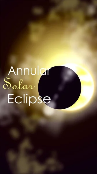 Eclipsa Solară Anulară Eclipsa Soarelui Ilustrații Tema Astrologiei Misticismului Ezoterismului — Fotografie, imagine de stoc