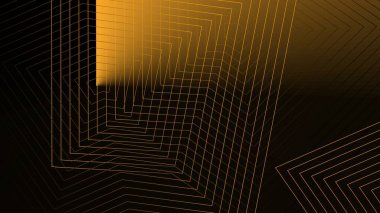 Siyah ve turuncu arkaplan ve soyut çizgiler. Teknoloji, yayın, blog, internet konularındaki illüstrasyon.