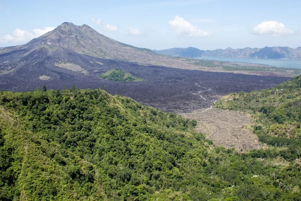 Magmanın yolu. Bali, Endonezya