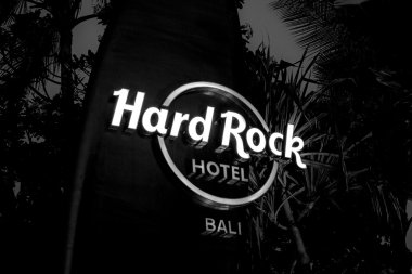 Hard Rock sörf tahtası. Bali Kuta, Endonezya