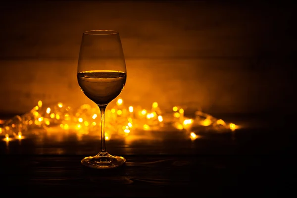 White wine glass — Stock Photo, Image