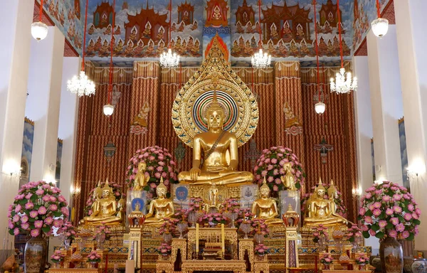 Templo Chanasongkram Templo Victoria Fiesta Nacional Tailandia — Foto de Stock