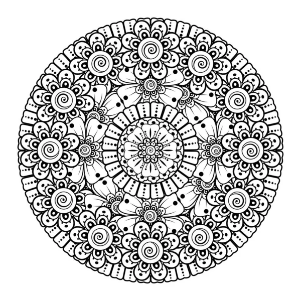 Tek renkli dantel mandala desenli. Amblem lüks güzellik merkezi, kozmetik, mücevher, otel, restoran. Düğün zarif taslak çerçevesi. Vektör çiçekli logo dizaynı. Yuvarlak altın süslü çerçeve. Klasik premium tasarım vektör ögesi.