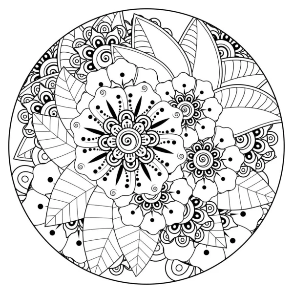 Fleurs De Forme De Mandala Profilées Pour Adulte Livre De