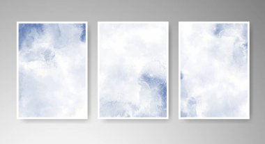 Parlak renkli vektör suluboya arkaplanlı kartlar. Randevunuz, kartpostalınız, afişiniz için tasarım.