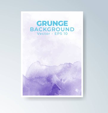 Mevsimsel temalar için mükemmel harmanlanmış ılık suluboya arkaplan kartları.