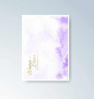 Mevsimsel temalar için mükemmel harmanlanmış ılık suluboya arkaplan kartları.