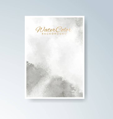 Mevsimsel temalar için mükemmel harmanlanmış ılık suluboya arkaplan kartları.