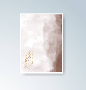 Mevsimsel temalar için mükemmel harmanlanmış ılık suluboya arkaplan kartları.